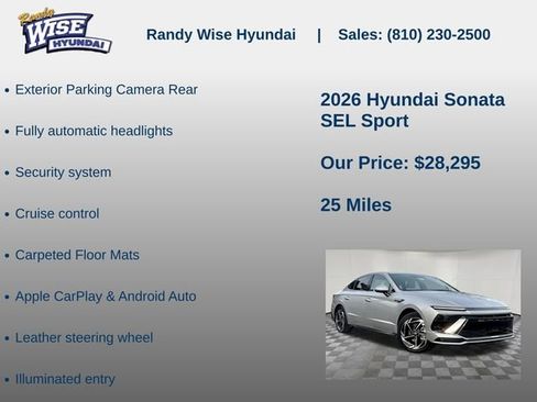 New 2026 Hyundai Sonata SEL image 10