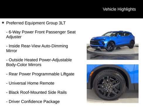 Used 2024 Chevrolet Blazer LT w/ LPO, Black Grille Bar Package FWD image 7