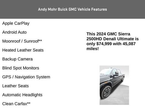 Used 2024 GMC Sierra 2500 Denali Ultimate image 4