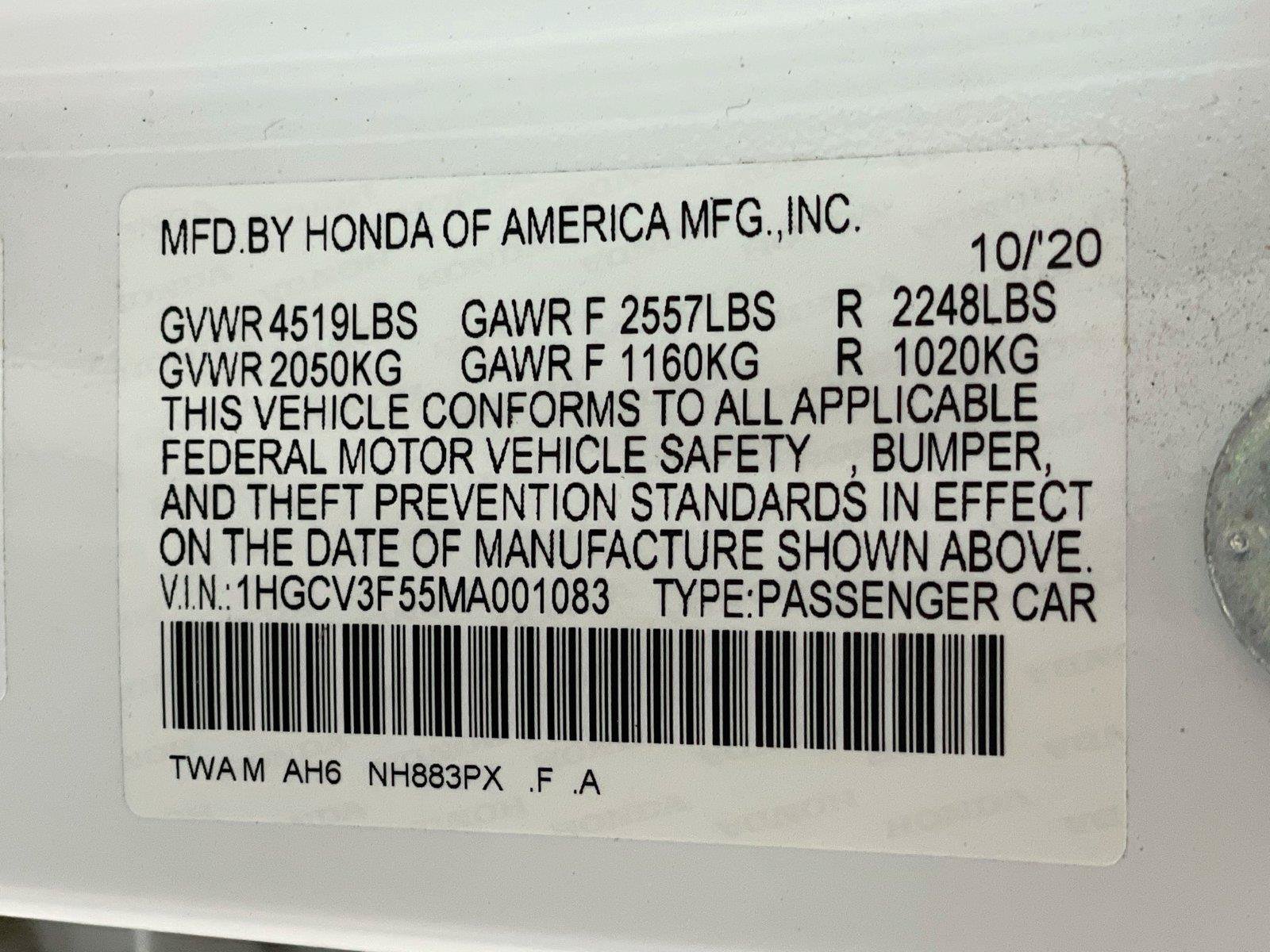 Used 2021 Honda Accord EX-L image 34