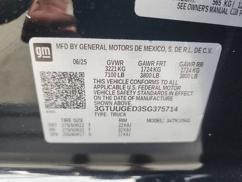 Certified 2025 GMC Sierra 1500 Denali w/ Denali Reserve Package AWD/4WD image 34