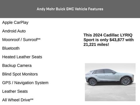 Used 2024 Cadillac Lyriq Sport AWD/4WD image 4