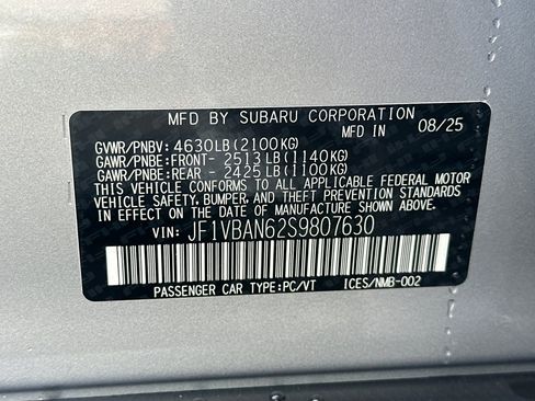 Used 2025 Subaru WRX Limited image 40