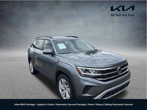 Used 2022 Volkswagen Atlas SE w/ Panoramic Sunroof Package FWD image 1