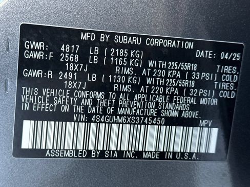 Certified 2025 Subaru Crosstrek 2.5i Limited w/ Crosstrek Mirror Package AWD/4WD image 27