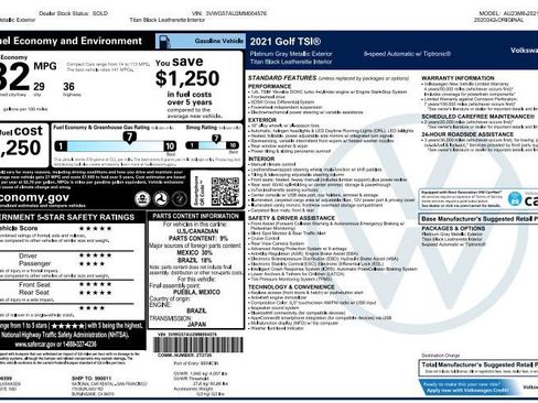 Used 2021 Volkswagen Golf 4-Door image 19