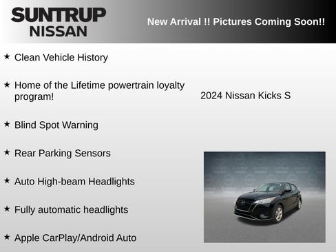 Used 2024 Nissan Kicks S FWD image 6