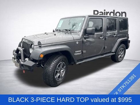 Used 2017 Jeep Wrangler Unlimited Sport w/ Mopar Black Appearance Group image 3