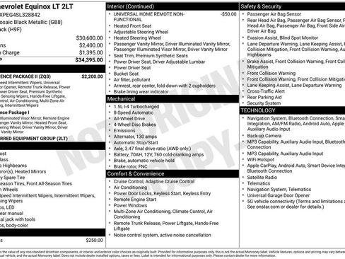 Used 2025 Chevrolet Equinox LT w/ Convenience Package II AWD/4WD image 3