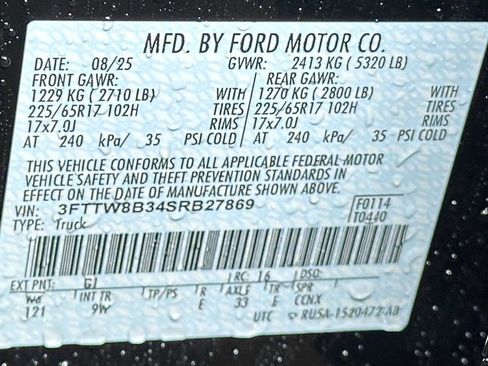 New 2025 Ford Maverick XL w/ Equipment Group 101A image 40