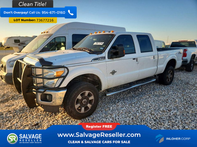Used 2012 Ford F350 Lariat w/ Snow Plow Prep Pkg AWD/4WD image 1