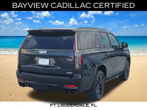Certified 2023 Cadillac Escalade V w/ LPO, ONYX Package AWD/4WD image 7