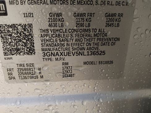 Used 2022 Chevrolet Equinox LT AWD/4WD image 33
