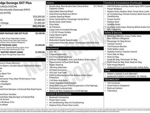 Used 2020 Dodge Durango SXT image 36