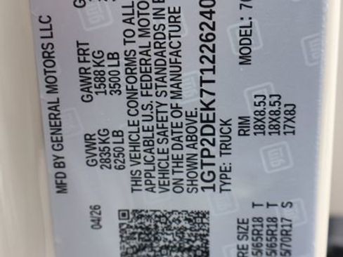 New 2026 GMC Canyon AT4 AWD/4WD image 28