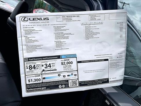 New 2026 Lexus NX 450h+ AWD w/ Luxury Package image 14