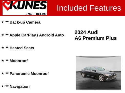 Used 2024 Audi A6 Premium Plus AWD/4WD image 2