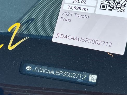 Used 2023 Toyota Prius LE FWD image 23