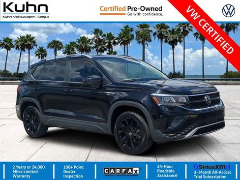 Certified 2023 Volkswagen Taos SE w/ Black Wheel Package image 1
