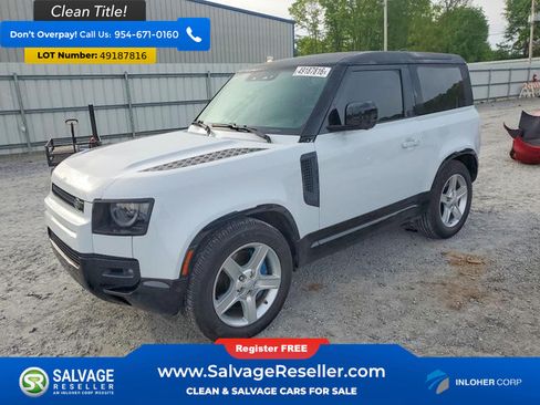 Used 2022 Land Rover Defender 90 AWD/4WD image 1