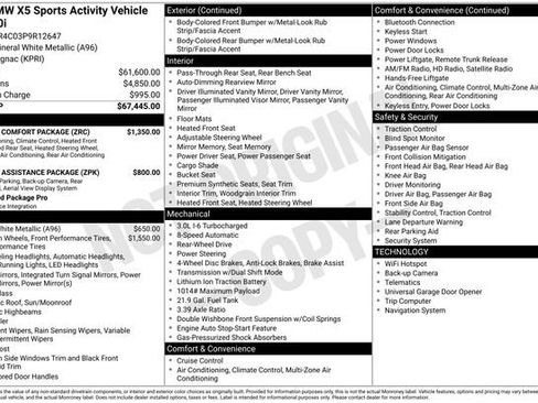 Used 2023 BMW X5 sDrive40i w/ Climate Comfort Package RWD image 51