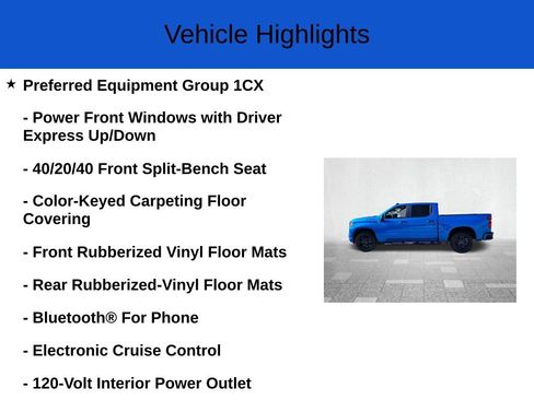 New 2026 Chevrolet Silverado 1500 Custom w/ Turbomax Blackout Package image 3