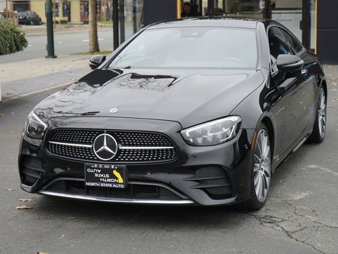 Used 2021 Mercedes-Benz E 450 Coupe w/ AMG Line image 3