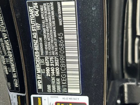 Certified 2024 Mercedes-Benz EQE 350+ EQE 350 image 19