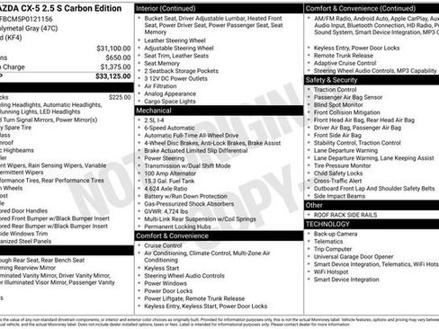 Used 2023 MAZDA CX-5 Carbon Edition image 10