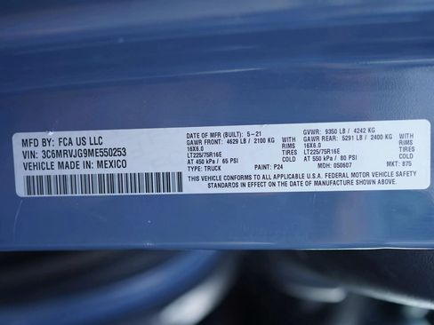 Used 2021 RAM ProMaster 3500 FWD image 27