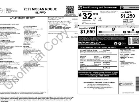 Used 2025 Nissan Rogue SL FWD image 51