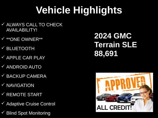 Used 2024 GMC Terrain SLE w/ Driver Convenience Package FWD image 9
