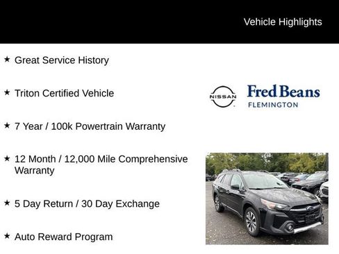 Used 2023 Subaru Outback Limited AWD/4WD image 5