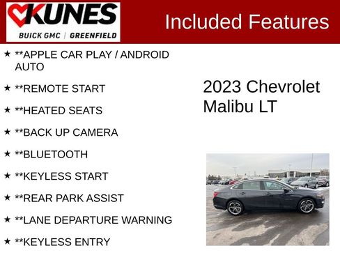 Used 2023 Chevrolet Malibu LT image 2