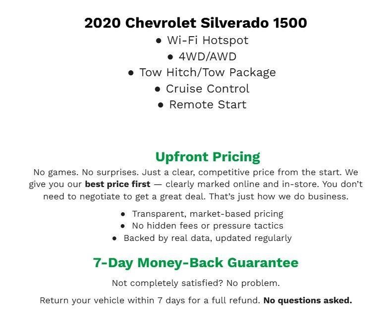 Used 2020 Chevrolet Silverado 1500 RST AWD/4WD image 2