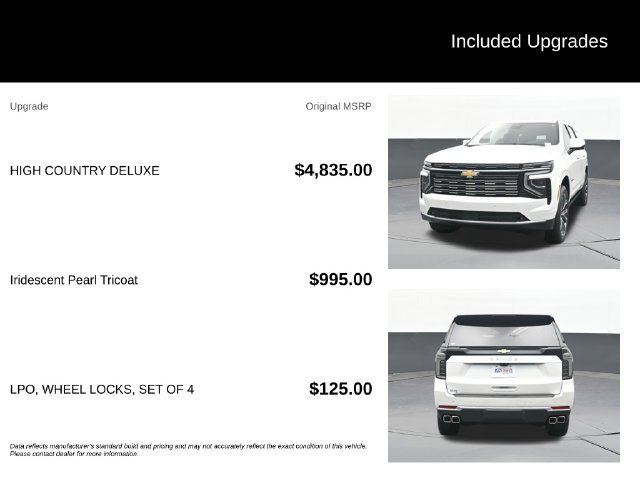 Used 2025 Chevrolet Tahoe High Country AWD/4WD image 9