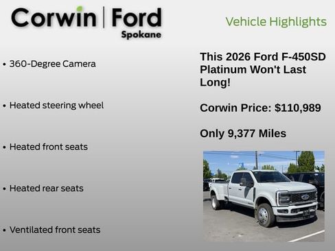 Used 2026 Ford F450 Platinum AWD/4WD image 12