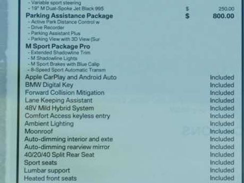 New 2026 BMW 330i Sedan w/ M Sport Package image 8