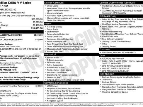 New 2026 Cadillac Lyriq V w/ LPO, Red Accent Package image 20