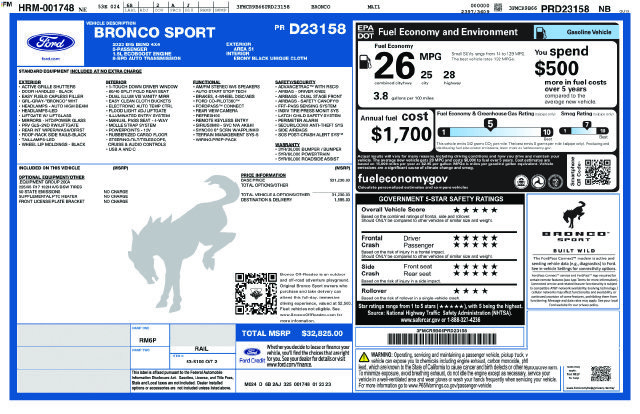 Used 2023 Ford Bronco Sport Big Bend AWD/4WD image 34