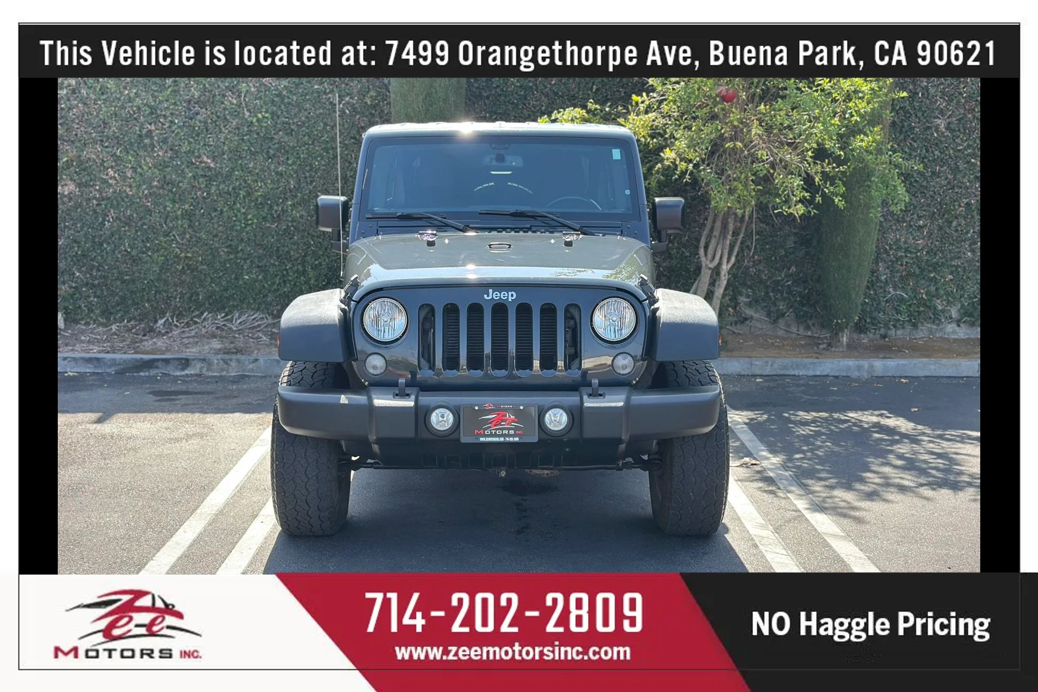Used 2018 Jeep Wrangler Unlimited Sport S AWD/4WD image 3