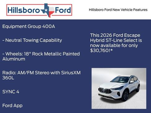 New 2026 Ford Escape ST-Line Select image 9