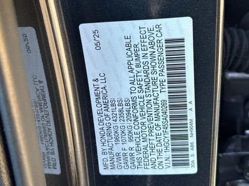 Used 2025 Honda Accord SE image 23