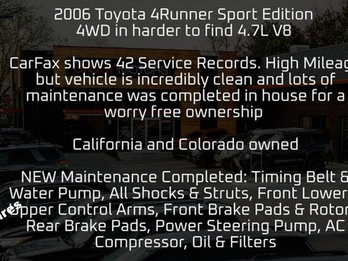 Used 2006 Toyota 4Runner Sport AWD/4WD image 6