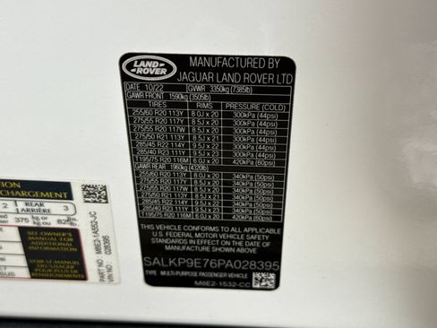 Used 2023 Land Rover Range Rover SE AWD/4WD image 30