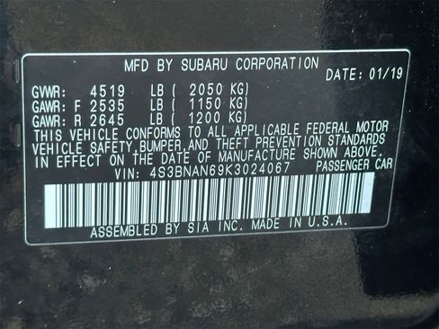 Used 2019 Subaru Legacy 2.5i Limited image 28