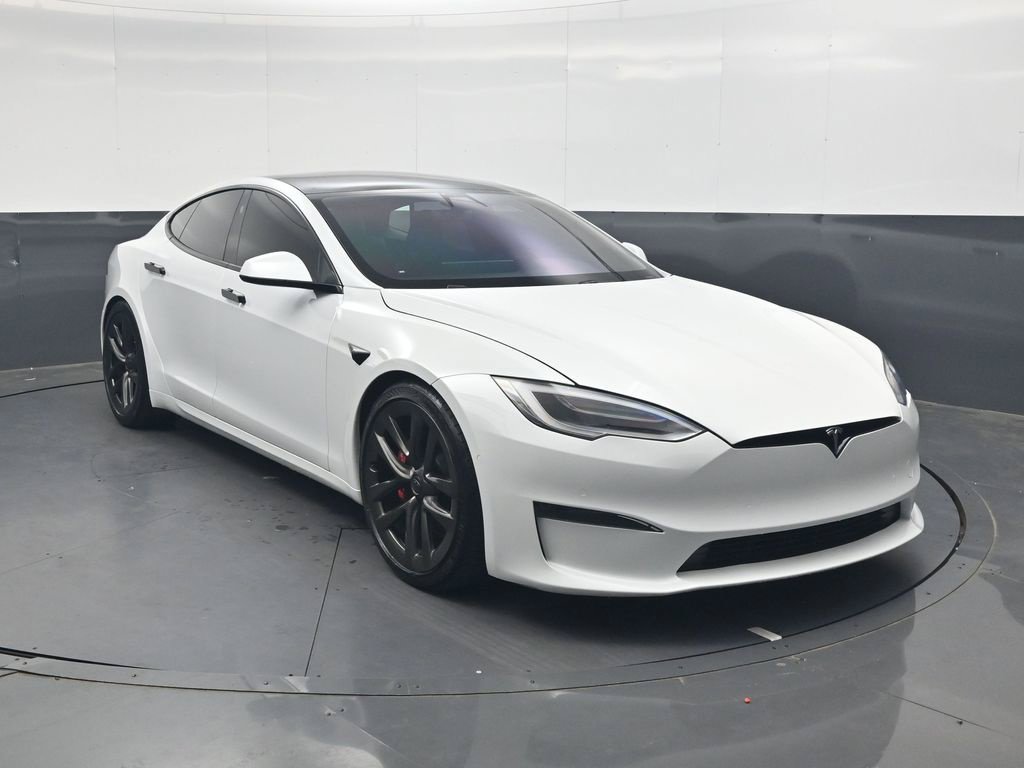 Used 2021 Tesla Model S Plaid AWD/4WD image 2