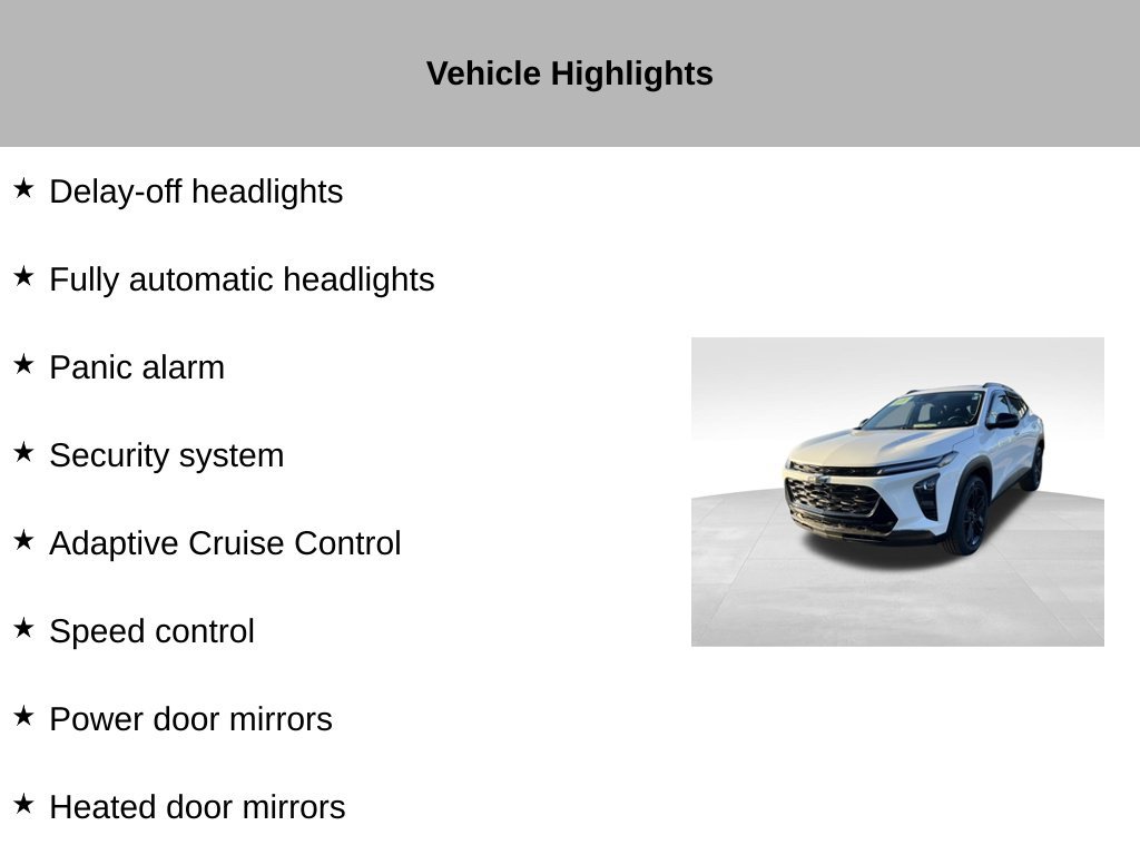 Used 2025 Chevrolet Trax ACTIV w/ Sunroof Package FWD image 54
