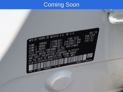 Used 2019 Honda HR-V EX image 35