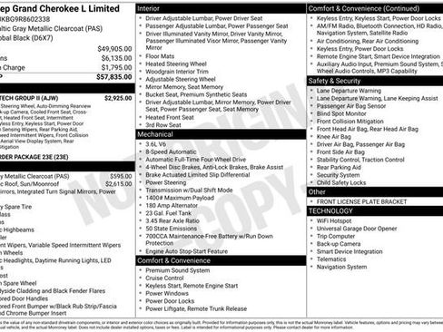 Used 2024 Jeep Grand Cherokee L Limited w/ Luxury Tech Group II image 7